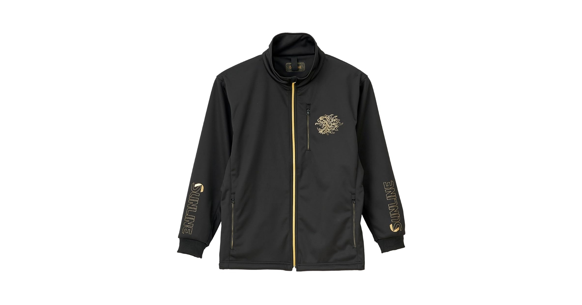 Amazon | [サンライン] 防風 フリースジャケット Sサイズ ブラック SUW